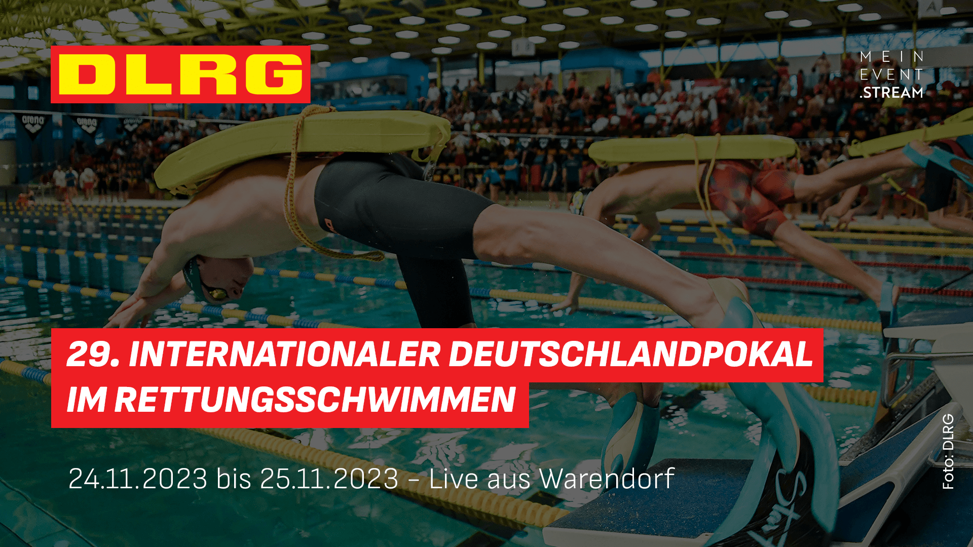 29. Internationaler Deutschlandpokal im Rettungsschwimmen Logo
