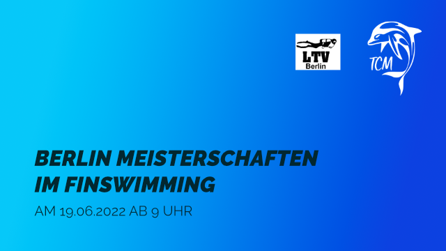 Berlin Meisterschaften im Finswimming 2022 Logo