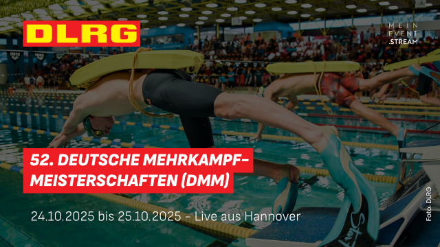 52. Deutsche Mehrkampf-Meisterschaften im Rettungsschwimmen Logo