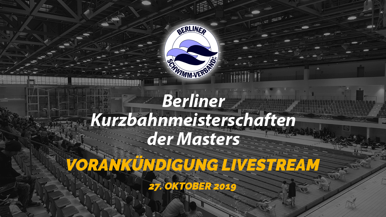 Berliner Kurzbahnmeisterschaften der Masters 2019 Logo