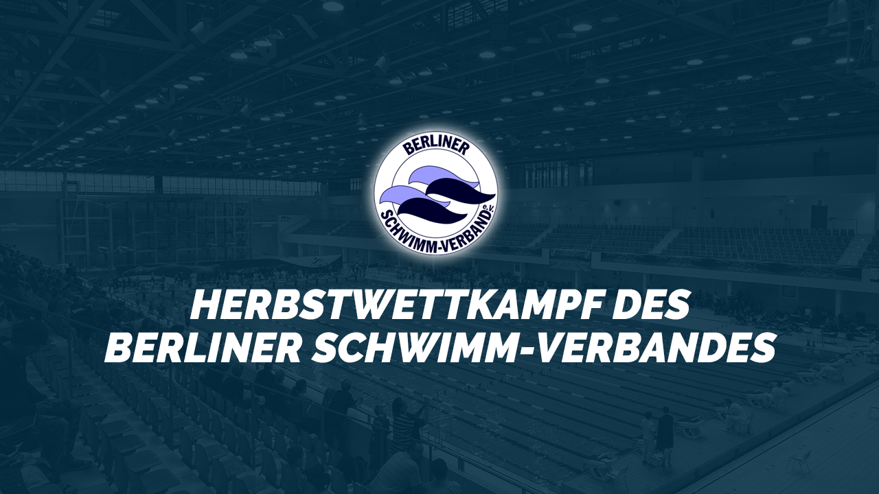 Herbstwettkampf des Berliner Schwimm-Verbandes Logo