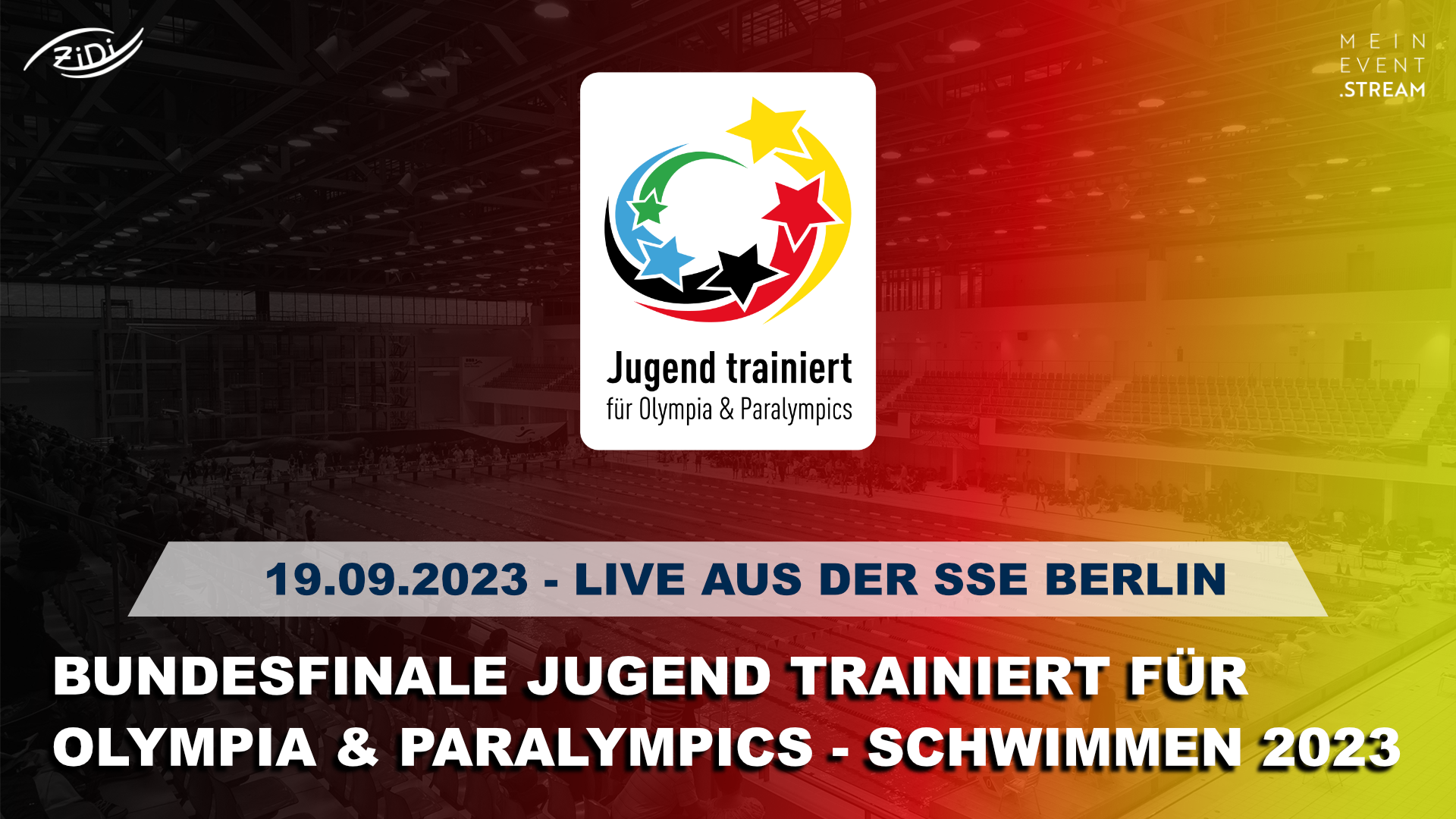 Bundesfinale JtfO Schwimmen 2023 Logo