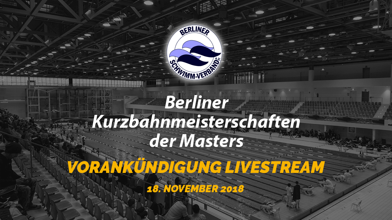 Berliner Kurzbahnmeisterschaften der Masters 2018 Logo